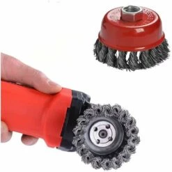 STARLIGHT Tête Brosse Désherbage, SL.GT Pour Débroussailleuse, Plateau Désherbage En Fil D'acier Universel(75MM)