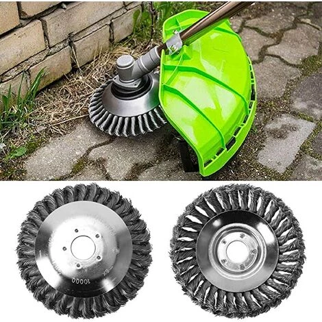 REGALI Tête De Coupe Conique En Fil Métallique Noué Pour Tondeuse à Gazon, Bac De Désherbage Pour Débroussailleuse - 150 Mm 5 REGALI Tête De Coupe Conique En Fil Métallique Noué Pour Tondeuse à Gazon, Bac De Désherbage Pour Débroussailleuse - 150 Mm – Image 3