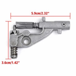 GRID COOL Huiler De Pompe à Huile Pour Tronçonneuse Poignée Ergonomique Adaptée Aux Pièces De Tronçonneuse Husqvarna 340 345 350 351 353 346 Argent 9 GRID COOL Huiler De Pompe à Huile Pour Tronçonneuse Poignée Ergonomique Adaptée Aux Pièces De Tronçonneuse Husqvarna 340 345 350 351 353 346 Argent -Débroussailleuse Soldes Magasin 58348789 3
