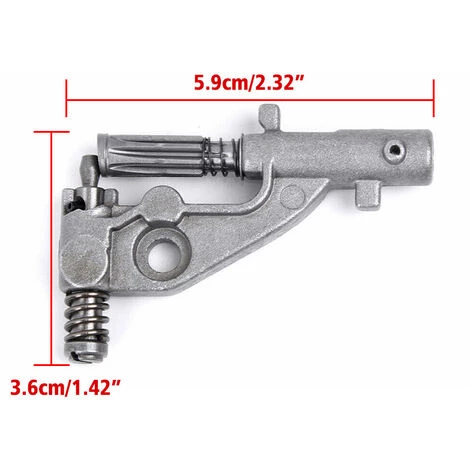 GRID COOL Huiler De Pompe à Huile Pour Tronçonneuse Poignée Ergonomique Adaptée Aux Pièces De Tronçonneuse Husqvarna 340 345 350 351 353 346 Argent 5 GRID COOL Huiler De Pompe à Huile Pour Tronçonneuse Poignée Ergonomique Adaptée Aux Pièces De Tronçonneuse Husqvarna 340 345 350 351 353 346 Argent – Image 3