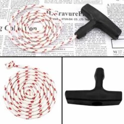 GRID COOL Starter Handle Lawn Mower Recoil Starter Rope With 3 Pieces Starter Handle Cord Mower Accessories -Débroussailleuse Soldes Magasin 58349481 3