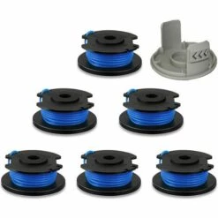 FONTAINEBLEAU Fonepro 6Pcs Bobines De Rechange Avec 1Pcs Capuchon De Bobine Pour Câble D'alimentation Automatique Ryobi Avec Capuchons, Pour Ryobi One, AC14RL3A, 18V, 24V 40V Tondeuses Sans Fil