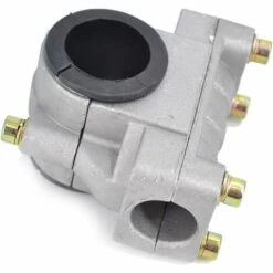 AOUGO 28mm Poignée Support Pratique Jardin Tondeuse Porte-herbe Pour Débroussailleuse Multi Outil Fixer Pelouse épaisse Brosse Alliage D'aluminium