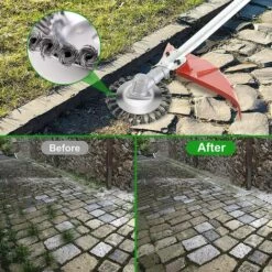 AOUGO Weed Head Brosse à Désherbage En Fil D'acier 6 Pouces Brosse Rotative Disque De Brosse Pour Outils De Pelouse Jardin Agriculture - Remplacement Pour La Tonte 11 AOUGO Weed Head Brosse à Désherbage En Fil D'acier 6 Pouces Brosse Rotative Disque De Brosse Pour Outils De Pelouse Jardin Agriculture - Remplacement Pour La Tonte -Débroussailleuse Soldes Magasin 58574301 5