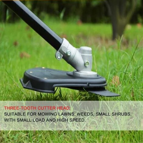 AOUGO Lame De Débroussailleuse De Rechange Compatible Avec Les Lames De Débroussailleuse En Acier à 3 Dents Strimmer 10" 6 AOUGO Lame De Débroussailleuse De Rechange Compatible Avec Les Lames De Débroussailleuse En Acier à 3 Dents Strimmer 10" – Image 4
