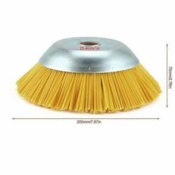 AOUGO Tête De Coupe-Herbe Universelle De 8 Pouces, Tête De Coupe En Fil De Nylon Durci 200x25mm, Lames De Coupe De Mauvaises Herbes, Pour Tondeuse à Gazon Brosse De Jardin -Débroussailleuse Soldes Magasin 58693486 3