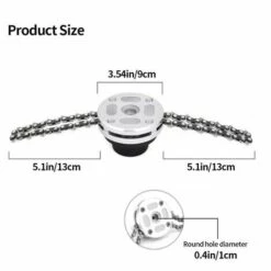 DONTODENT Chaine Tondeuse A Gazon Jardin A Tete Debroussailleuse (rouge) 10 DONTODENT Chaine Tondeuse A Gazon Jardin A Tete Debroussailleuse (rouge) -Débroussailleuse Soldes Magasin 58772734 4