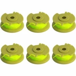 ENLENK 6 Pièces Bobine De Tondeuse, Couvercle De Bobine De Tondeuse, Bobine De Remplacement De Tondeuse, Bobine De Tondeuse De Ø 2mm De Diamètre Pour Ryobi 18v 24v 40v, AC80RL3