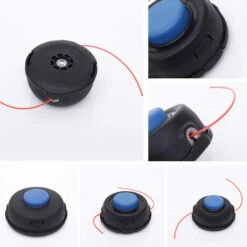Tete Debroussailleuse Universelle, Tête De Tondeuse à Gazon UniverselleTwister Concave-convexe Pour Ligne D'alimentation Adaptée à La Ferme De La Cour Du Jardin M10/12 Orange GrooFoo -Débroussailleuse Soldes Magasin 58846306 3
