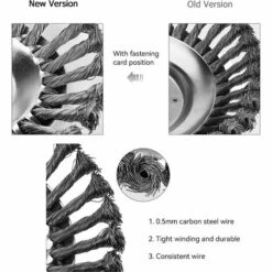HIASDFLS Brosse À Mauvaises Herbes Pour Débroussailleuse 200 X 25,4 Mm, Brosse De Tondeuse À Gazon,Tete De Coupe Mauvaises Herbes 9 HIASDFLS Brosse À Mauvaises Herbes Pour Débroussailleuse 200 X 25,4 Mm, Brosse De Tondeuse À Gazon,Tete De Coupe Mauvaises Herbes -Débroussailleuse Soldes Magasin 59008290 3