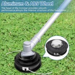 DKSFJKL Tete Debroussailleuse, Tete De Debroussailleuse Universelle, Brosse Ronde Pour Brosses De Désherbage Pour Jardin Cour Agricole M10x1.25LH Noir -Débroussailleuse Soldes Magasin 59158698 3