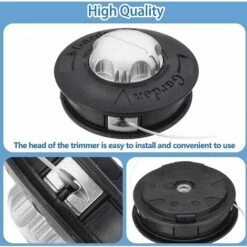 DKSFJKL Tete Debroussailleuse, Tete De Debroussailleuse Universelle, Brosse Ronde Pour Brosses De Désherbage Pour Jardin Cour Agricole M10x1.25LH Noir -Débroussailleuse Soldes Magasin 59158698 5