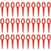QERSTA 100 Pièces Lames De Coupe En Plastique, 76mm Lames De Tondeuse à Gazon Coupe-Herbe Pour Trim Lawn Garden Plant (Rouge) -Débroussailleuse Soldes Magasin 59161899 1