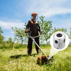 QERSTA Tête De Tondeuse En Aluminium, Tête De Tondeuse à Gazon Universelle Avec 4 Cordons En Nylon 10 QERSTA Tête De Tondeuse En Aluminium, Tête De Tondeuse à Gazon Universelle Avec 4 Cordons En Nylon -Débroussailleuse Soldes Magasin 59162420 4