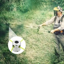 QERSTA Tête De Tondeuse En Aluminium, Tête De Tondeuse à Gazon Universelle Avec 4 Cordons En Nylon 11 QERSTA Tête De Tondeuse En Aluminium, Tête De Tondeuse à Gazon Universelle Avec 4 Cordons En Nylon -Débroussailleuse Soldes Magasin 59162420 5