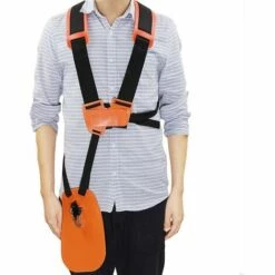 ILOVEMILAN Sangle De Harnais D'épaule à Double Boutonnage Réglable Pour Débroussailleuse Tondeuse Tondeuse Ceinture Rembourrée Panneau De Protection De Jardin -Débroussailleuse Soldes Magasin 59282058 3