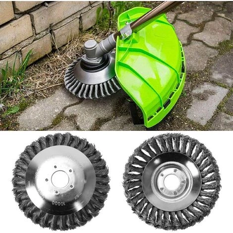 DECKON Miotlsy Tête De Coupe Conique En Fil Métallique Noué Pour Tondeuse à Gazon, Bac De Désherbage Pour Débroussailleuse 8 Pouces 5 DECKON Miotlsy Tête De Coupe Conique En Fil Métallique Noué Pour Tondeuse à Gazon, Bac De Désherbage Pour Débroussailleuse 8 Pouces – Image 3