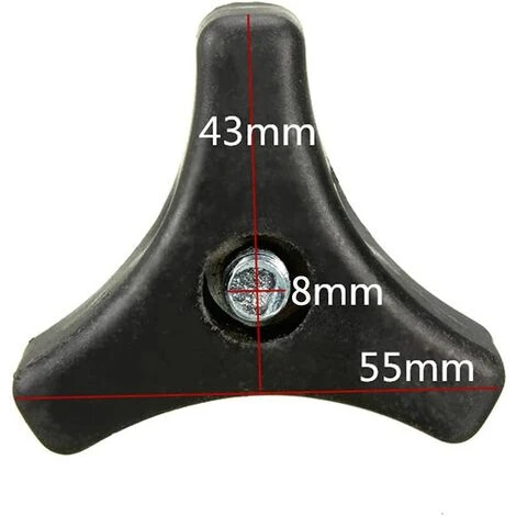 LONGZIMING 5PCS-Poignée Triangulaire, écrou Et Boulon De Rechange Pour Tondeuse à Gazon 7 LONGZIMING 5PCS-Poignée Triangulaire, écrou Et Boulon De Rechange Pour Tondeuse à Gazon – Image 5