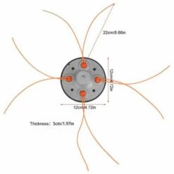 GroupM Accessoires De Tondeuse à Gazon Husqvarna Tête De Coupe 10 GroupM Accessoires De Tondeuse à Gazon Husqvarna Tête De Coupe -Débroussailleuse Soldes Magasin 59503672 4