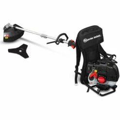 ELEM GARDEN TECHNIC Débroussailleuse Thermique Dorsale 52CC - Lame + Fils - Elem Garden