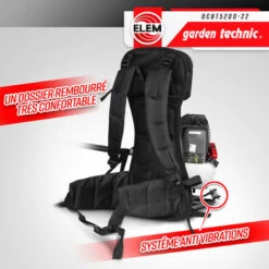 ELEM GARDEN TECHNIC Débroussailleuse Thermique Dorsale 52CC - Lame + Fils - Elem Garden -Débroussailleuse Soldes Magasin 59670941 4