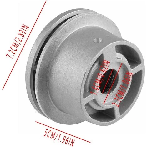 FLYME Tête De Fil En Aluminium, Tête De Coupe Universelle à 4 Fils, Tête De Tondeuse à Gazon En Aluminium, Tête De Tondeuse à Gazon, Tête De Débroussailleuse Pour Jardin, Pelouse, Cour 4 FLYME Tête De Fil En Aluminium, Tête De Coupe Universelle à 4 Fils, Tête De Tondeuse à Gazon En Aluminium, Tête De Tondeuse à Gazon, Tête De Débroussailleuse Pour Jardin, Pelouse, Cour – Image 2