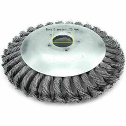 IRISFR Tête De Débroussailleuse, Brosse De Roue En Fil D'acier Nouée De Rechange Pour Coupe-herbe, Plateau De Désherbage Pour Zone Envahie, Herbe Dans Les Coins, Mousse, Jardin, Pelouse - Diamètre D'alésage 25,4 Mm (20 Cm),Lilaris 10 IRISFR Tête De Débroussailleuse, Brosse De Roue En Fil D'acier Nouée De Rechange Pour Coupe-herbe, Plateau De Désherbage Pour Zone Envahie, Herbe Dans Les Coins, Mousse, Jardin, Pelouse - Diamètre D'alésage 25,4 Mm (20 Cm),Lilaris -Débroussailleuse Soldes Magasin 59804540 4