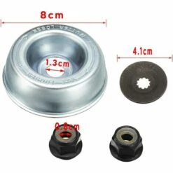 MODOU 4PCS / Set De Fixation Lame En Métal Rechange De Haute Qualité Kit Pour STIHL Tondeuse à Gazon Débroussailleuse -Débroussailleuse Soldes Magasin 59826042 5