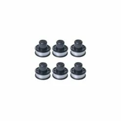 BENOBBY KIDS Corde De Tonte De Remplacement Compatible BLACK+DECKER, Corde De Couverture De Bobine RS136, Capuchon De Bobine, Bobine De Tête De Corde, Paquet De 6