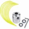 LangRay Tête De Ligne En Aluminium Tête De Tondeuse Tête De Tondeuse à Gazon Bobine Ligne En Nylon Pour Kit De Coupe-Herbe Débroussailleuse à Essence Avec 1 Tête De Ligne + 8 Lignes 1 LangRay Tête De Ligne En Aluminium Tête De Tondeuse Tête De Tondeuse à Gazon Bobine Ligne En Nylon Pour Kit De Coupe-Herbe Débroussailleuse à Essence Avec 1 Tête De Ligne + 8 Lignes -Débroussailleuse Soldes Magasin 59916713 1