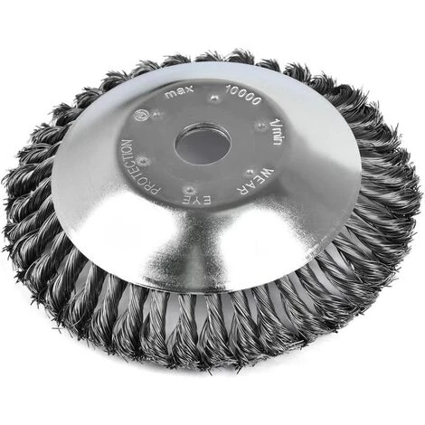 LangRay Brosse à Mauvaises Herbes Pour Débroussailleuse 200 X 25,4 Mm Fil D'acier Tête De Coupe Professionnelle (8 Pouces) 3 LangRay Brosse à Mauvaises Herbes Pour Débroussailleuse 200 X 25,4 Mm Fil D'acier Tête De Coupe Professionnelle (8 Pouces)