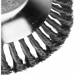 DECKON 8'' Kit De Brosse De Débroussailleuse à Gazon, 200x25,4mm Brosse à Désherber Ronde Pour éliminer Les Mauvaises Herbes, Tête Brosse Avec Roue En Fil D'acier Massif Pour Jardin Agriculture(8 Pouce) -Débroussailleuse Soldes Magasin 59945349 4