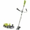 Pack RYOBI Débroussailleuse 18V OnePlus OBC1820B - 1 Batterie 3.0Ah High Energy - 1 Batterie 5.0Ah - Chargeur Rapide