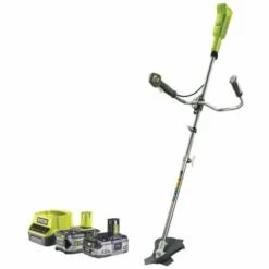 Pack RYOBI Débroussailleuse 18V OnePlus OBC1820B - 1 Batterie 3.0Ah High Energy - 1 Batterie 5.0Ah - Chargeur Rapide