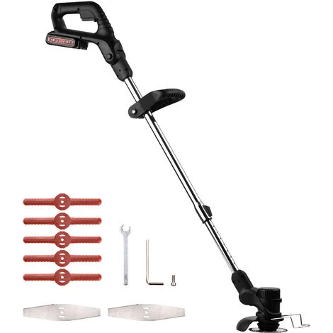 HAPPYSHOPPING Tondeuse à Gazon électrique Pliable Et Rétractable Tondeuse à Gazon Manuelle Au Lithium-ion Batterie Lithium 24V 7500mAh Noir Euro Standard Deux Batteries Et Une Charge 4 HAPPYSHOPPING Tondeuse à Gazon électrique Pliable Et Rétractable Tondeuse à Gazon Manuelle Au Lithium-ion Batterie Lithium 24V 7500mAh Noir Euro Standard Deux Batteries Et Une Charge – Image 2