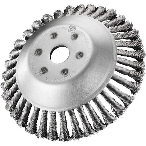 AOUGO Brosse à Mauvaises Herbes Débroussailleuse Coupeur Tête Pour Débroussailleuse Brosse Ronde Pour Débroussailleuse (6"(25 Mm X 150 Mm)) 5 AOUGO Brosse à Mauvaises Herbes Débroussailleuse Coupeur Tête Pour Débroussailleuse Brosse Ronde Pour Débroussailleuse (6"(25 Mm X 150 Mm)) – Image 3
