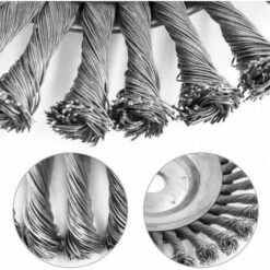 AOUGO Brosse à Mauvaises Herbes Débroussailleuse Coupeur Tête Pour Débroussailleuse Brosse Ronde Pour Débroussailleuse (6"(25 Mm X 150 Mm)) 11 AOUGO Brosse à Mauvaises Herbes Débroussailleuse Coupeur Tête Pour Débroussailleuse Brosse Ronde Pour Débroussailleuse (6"(25 Mm X 150 Mm)) -Débroussailleuse Soldes Magasin 59992063 5