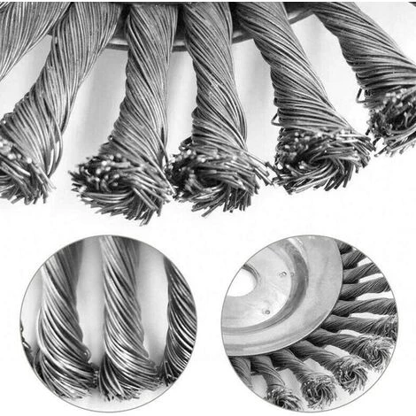AOUGO Brosse à Mauvaises Herbes Débroussailleuse Coupeur Tête Pour Débroussailleuse Brosse Ronde Pour Débroussailleuse (6"(25 Mm X 150 Mm)) 7 AOUGO Brosse à Mauvaises Herbes Débroussailleuse Coupeur Tête Pour Débroussailleuse Brosse Ronde Pour Débroussailleuse (6"(25 Mm X 150 Mm)) – Image 5