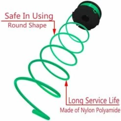 DENUOTOP Fil Bobines De Rechange à Alimentation Automatique Pour Coupe-bordure SF-080 Compatibles Avec Black Et Decker GH3000 LST540 LST540B GH3000R Coupe-bordure SF-080-BKP, 20 Pi (paquet De 8) -Débroussailleuse Soldes Magasin 60009894 4