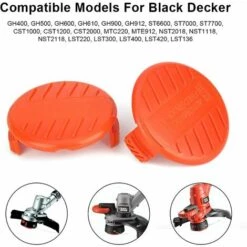 DENUOTOP Fil Couvercles De Capuchon De Bobine De Rechange Pour Coupe-herbe Compatibles Pour Coupe-herbe Black + Decker, Paquet De 4 (4 Capuchons De Bobine + 4 Ressorts) 9 DENUOTOP Fil Couvercles De Capuchon De Bobine De Rechange Pour Coupe-herbe Compatibles Pour Coupe-herbe Black + Decker, Paquet De 4 (4 Capuchons De Bobine + 4 Ressorts) -Débroussailleuse Soldes Magasin 60010175 3
