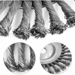 GALOZZOIT Herbes Pour Débroussailleuse 25 Mm X 150 Mm - Brosse Ronde Pour Débroussailleuse -Débroussailleuse Soldes Magasin 60013724 4