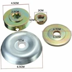 FLYME Lot De 4 écrous De Fixation En Métal Pour Tête De Débroussailleuse Et Tondeuse à Gazon 7 FLYME Lot De 4 écrous De Fixation En Métal Pour Tête De Débroussailleuse Et Tondeuse à Gazon -Débroussailleuse Soldes Magasin 60060415 2