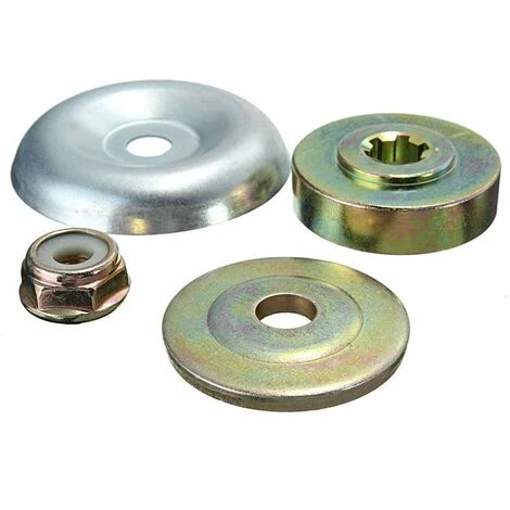 FLYME Lot De 4 écrous De Fixation En Métal Pour Tête De Débroussailleuse Et Tondeuse à Gazon 6 FLYME Lot De 4 écrous De Fixation En Métal Pour Tête De Débroussailleuse Et Tondeuse à Gazon – Image 4