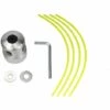 GUAZHUNIFR 8 Pièces Tete Debroussailleuse Universelle Aluminium Fils Tête Nylon Cut Fil Tête De Coupe En Aluminium Coupe Bordure Tête De Coupe Herbe Kit Pour Débroussailleuse Tondeuse à Gazon,GU.B/bon -Débroussailleuse Soldes Magasin 60112398 1