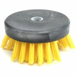 CYCLINGCOLORS Tête Brosse Débroussailleuse Universelle Nylon 140mm Diamètre Axe 20 Ou 25,4mm Bordure Sol Caniveau Pavé Trottoir Tour De Piscine