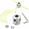 JOORRT Tête De Débroussailleuse Universelle Aluminium Fils Tête Coupe-bordure Tête Double Fil Bobine Tête Fil Nylon Pour Tondeuse -Débroussailleuse Soldes Magasin 60186228 1