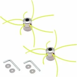 JOORRT Lot De 2 Têtes De Débroussailleuse En Aluminium Pour Débroussailleuse