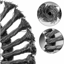 NAXUNNN 6'' Kit De Brosse De Débroussailleuse à Gazon, 150x25,4mm Brosse à Désherber Ronde -Débroussailleuse Soldes Magasin 60506020 4