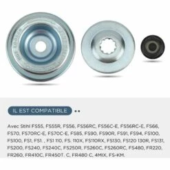 AOUGO Kit Ecrou Tete Debroussailleuse Universelle, Pour Débroussailleuse Thermique, Stihl, Echo, Ryobi Tete 11 AOUGO Kit Ecrou Tete Debroussailleuse Universelle, Pour Débroussailleuse Thermique, Stihl, Echo, Ryobi Tete -Débroussailleuse Soldes Magasin 60578344 5