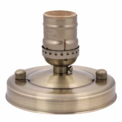 YD E26/E27 Vintage Industriel Plafonnier/applique Murale Support De Base Suspension Ampoule Lampe Douille à Vis Bronze -Débroussailleuse Soldes Magasin 60604515 5